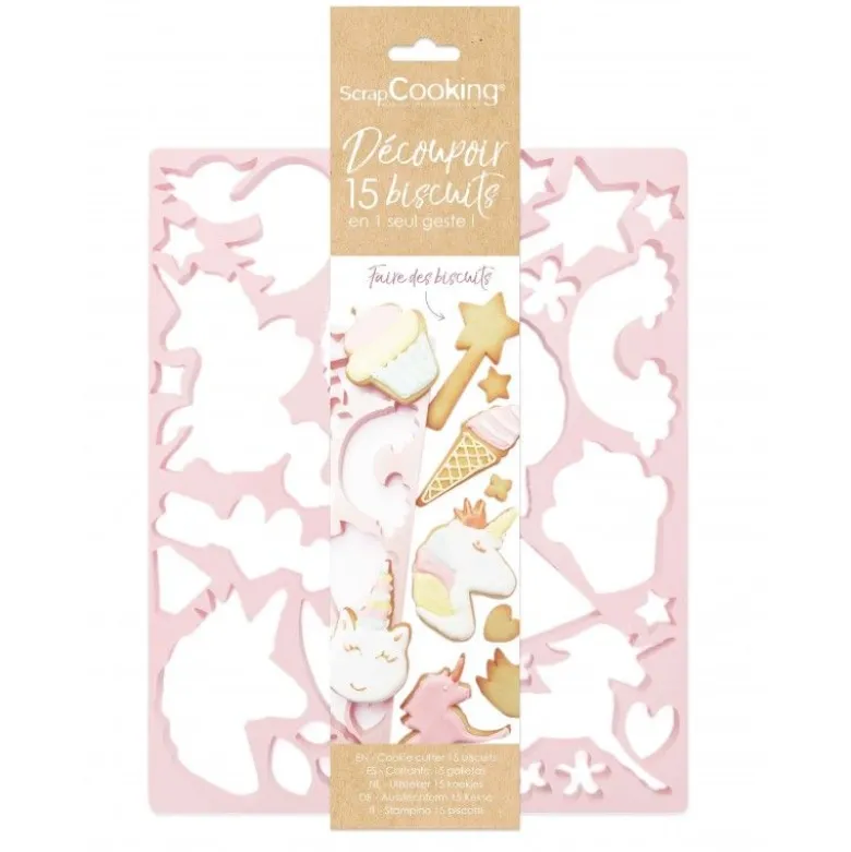 Plaque découpoir multi "Licorne" - ScrapCooking