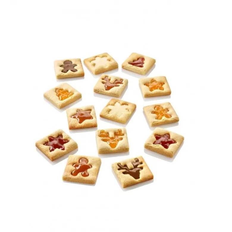 Plaque empreinte biscuits Noël Voilà Cookie - Silikomart
