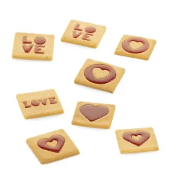 Plaque empreinte biscuit Voilà Cookie Love - Silikomart