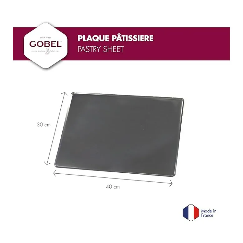 Plaque pâtissière en aluminium – Gobel