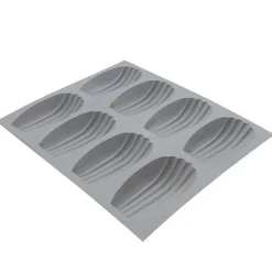 Plaque silicone 8 madeleines Elastomoule - De Buyer