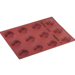Plaque silicone microperforé 12 tartelettes - Pavoni Italia