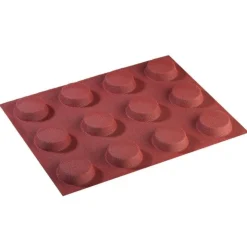 Plaque silicone microperforé 12 tartelettes - Pavoni Italia
