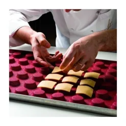 Plaque silicone microperforé 12 tartelettes - Pavoni Italia
