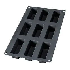Plaque silicone 9 mini cakes noir Gourmet - Lékué