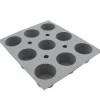 Plaque silicone 9 muffins Elastomoule - De Buyer