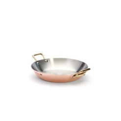 Plat de service cuivre inox 24cm - De Buyer