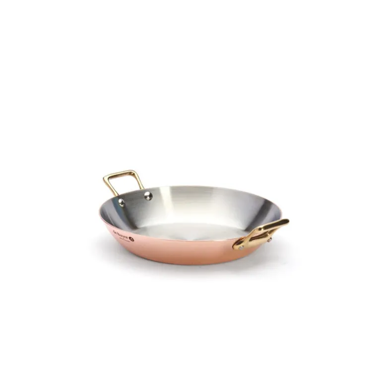 Plat de service cuivre inox 24cm - De Buyer