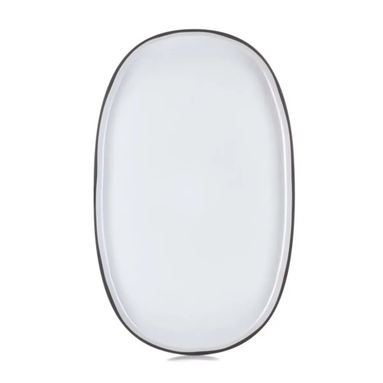 Plat de service ovale 28cm Blanc Cumulus - Revol