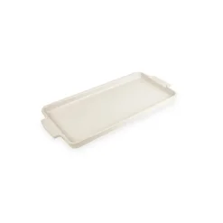 Plat de service rectangulaire Ecru Appolia 40cm - Peugeot