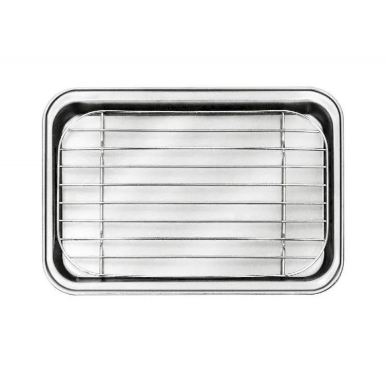 Plateau a dresser avec grille inox - Tellier