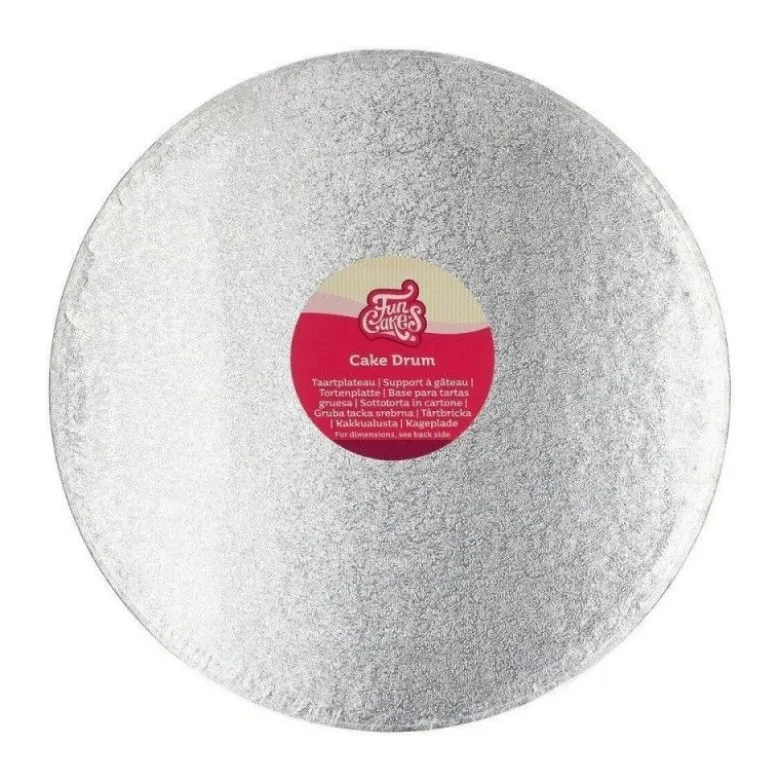 Plateau de présentation rond épais 33cm - FunCakes