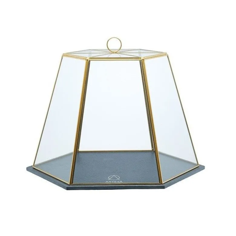 Plateau présentation ardoise + cloche - Artesa