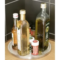 Plateau tournant inox 26,5cm - Chevalier