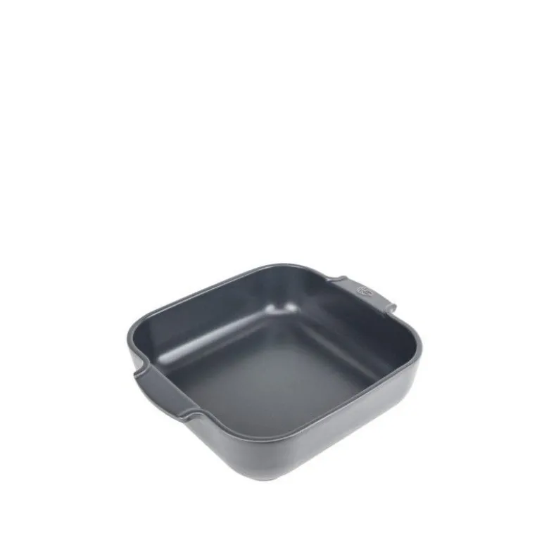 Plat à four carré ardoise céramique Appolia 28cm - Peugeot