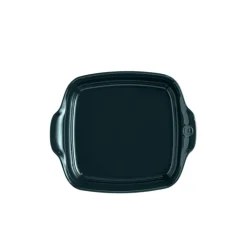 Plat à four carré 24 cm bleu nuit Belle-Ile - Emile Henry