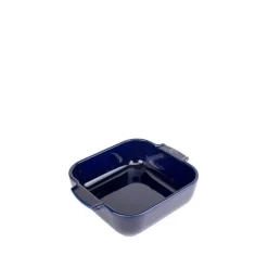 Plat à four carré céramique bleu Appolia 21cm - Peugeot