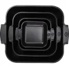 Plat à four carré noir satin céramique Appolia 28cm - Peugeot