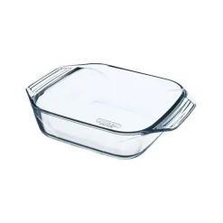 Plat à four en verre carré 23cm Optimum - Pyrex