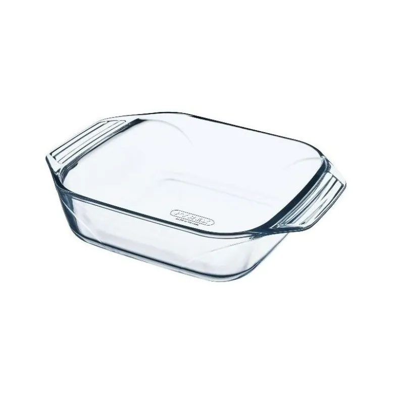 Plat à four en verre carré 23cm Optimum - Pyrex