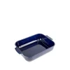Plat à four rectangulaire bleu céramique Appolia 32cm - Peugeot