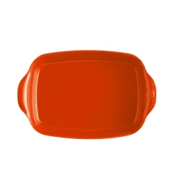 Plat à four rectangulaire 36 cm orange Toscane - Emile Henry