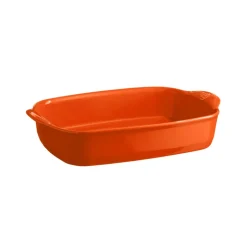 Plat à four rectangulaire 36 cm orange Toscane - Emile Henry