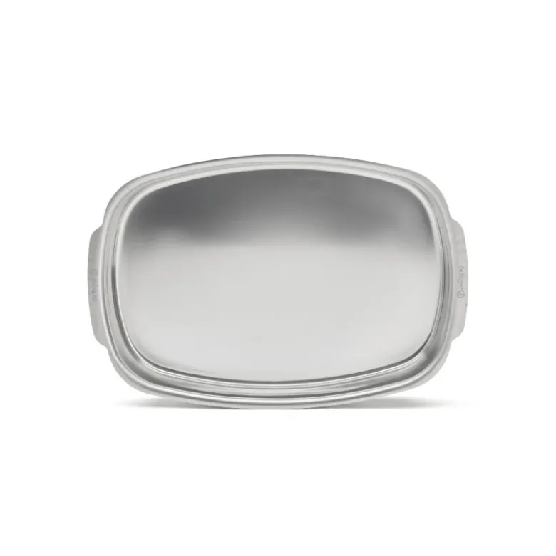 Plat à Four Rectangulaire en Inox 42,2 x 28,3 cm - De Buyer