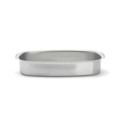 Plat à Four Rectangulaire en Inox 42,2 x 28,3 cm - De Buyer