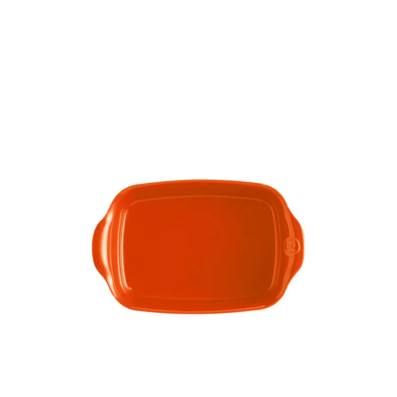 Plat à four rectangulaire individuel 22 cm orange Toscane - Emile Henry