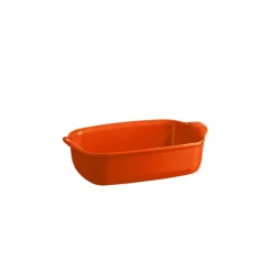 Plat à four rectangulaire individuel 22 cm orange Toscane - Emile Henry