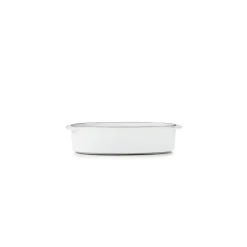 Plat Oblong Blanc Cumulus 19 x 13 cm Caractère Culinaire - Revol