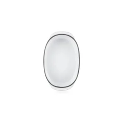 Plat Oblong Blanc Cumulus 19 x 13 cm Caractère Culinaire - Revol