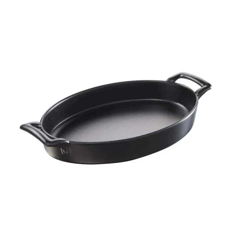 Plat Ovale Noir 24x16 cm Belle Cuisine - Revol