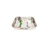 Plat rectangulaire inox 25x19cm - Patisse