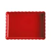 Plat à tarte rectangulaire rouge Grand Cru - Emile Henry