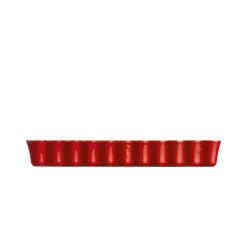 Plat à tarte rectangulaire rouge Grand Cru - Emile Henry