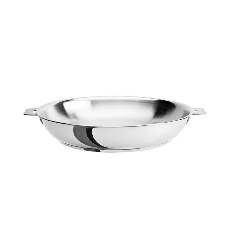 Poêle inox Mutine 20cm manche amovible - Cristel