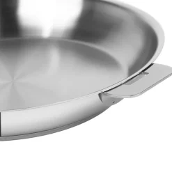 Poêle inox Mutine 24cm manche amovible - Cristel