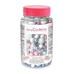 Pot décors sucrés Bubble Pastel 70g - ScrapCooking