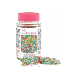 Pot décors sucrés vermicelles multicolores - ScrapCooking