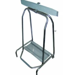 Poubelle ciseau inox pour sacs 110L