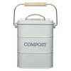 Poubelle à compost gris 3,2L - Living Nostalgia