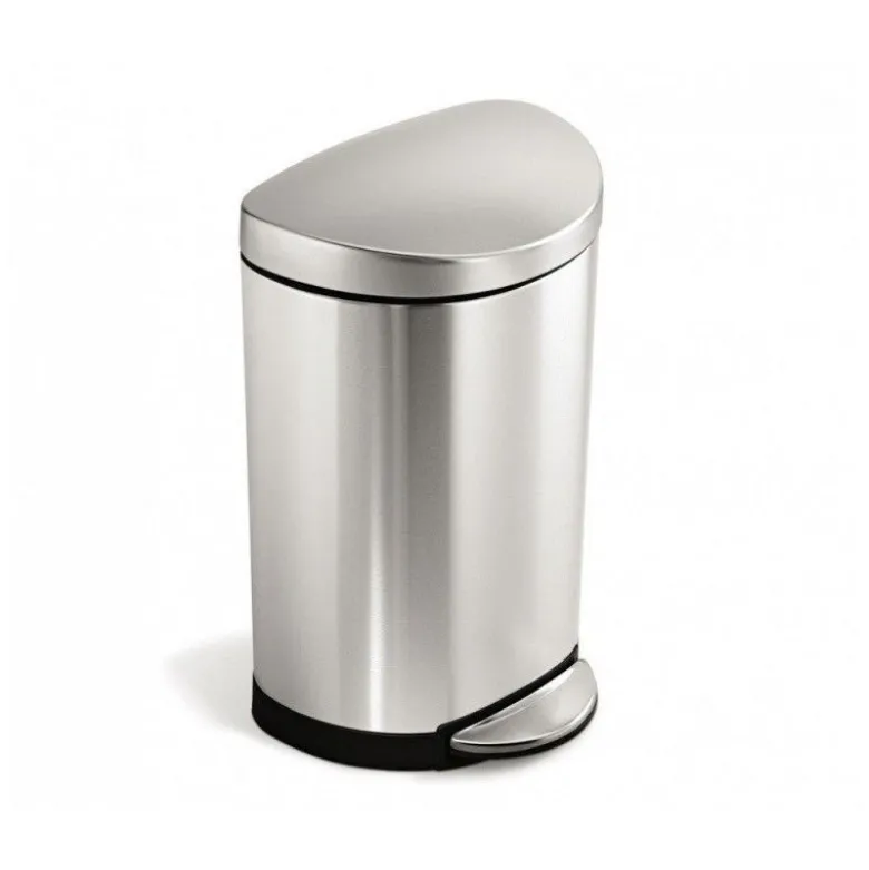 Poubelle demi-lune 10L acier brossé - Simplehuman