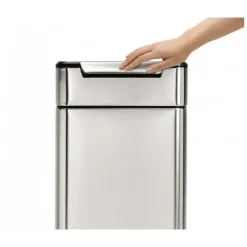Poubelle rectangulaire Touch Bar 30L - Simplehuman