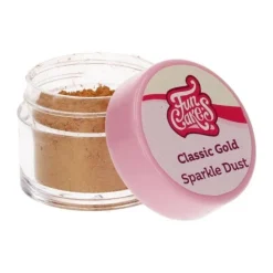 Poudre alimentaire scintillante Or - FunCakes