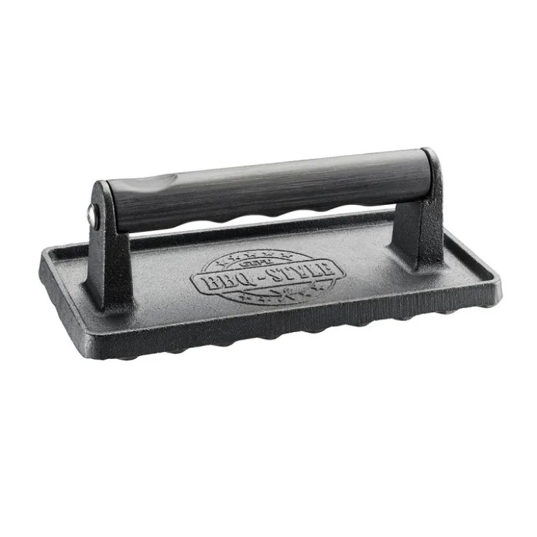Presse à Viande en Fonte 20 x 10 cm BBQ - Gefu