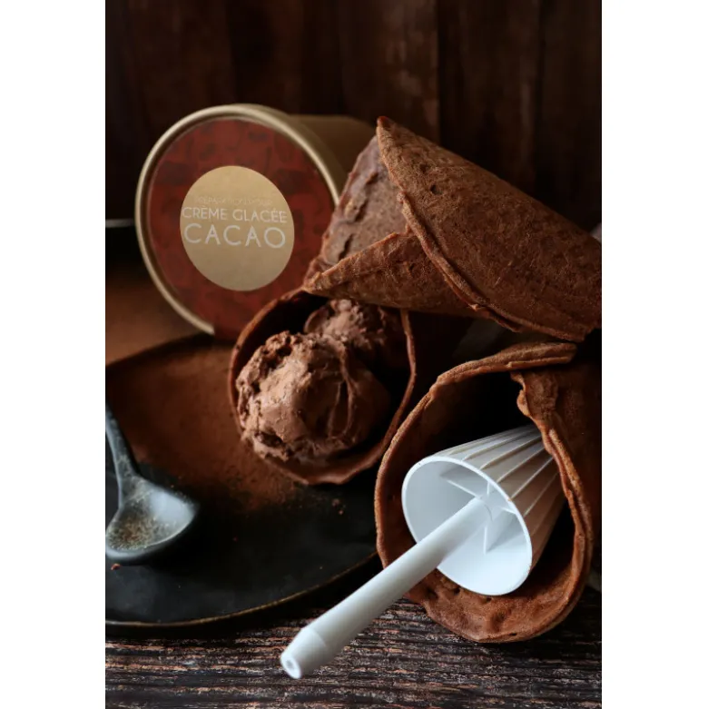 Préparation Glace Cacao - ScrapCooking