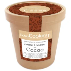 Préparation Glace Cacao - ScrapCooking