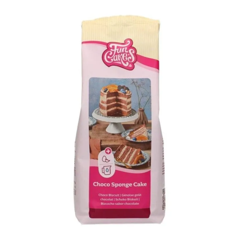 Préparation génoise chocolat 1kg - FunCakes